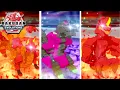 Three Bakugan Evolve Together - Bakugan: Evolutions Triple Strength Mode Bakugan Battle
