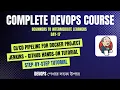 Day-17 Pipeline for Docker Project Jenkins GitHub Hands-On Tutorial 2025