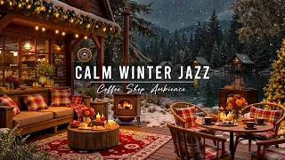 Calm Winter Jazz Piano Soft Jazz Music Crackling Fireplace At Cozy Coffee Shop Ambience To Study 