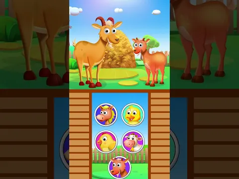 El juego de bebés animales que todos los niños quieren ganar 🏆 #educativo #shorts