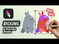 Procreate Dreams Animation Totoro Walk Cycle with Rigging Techniques