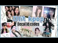 ILLIT Kpop Group id codes Roblox