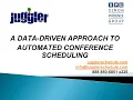 A DATA-DRIVEN APPROACH TO AUTOMATED CONFERENCE SCHEDULING