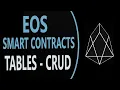 EOS Advanced Smart Contracts Development EOSIO Tables CRUD Multi Index EOS Blockchain Tutorial 2