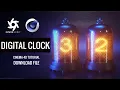 Creating Digital Countdown Clock in Cinema 4D Octane render Project file