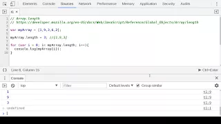 JavaScript - Array length