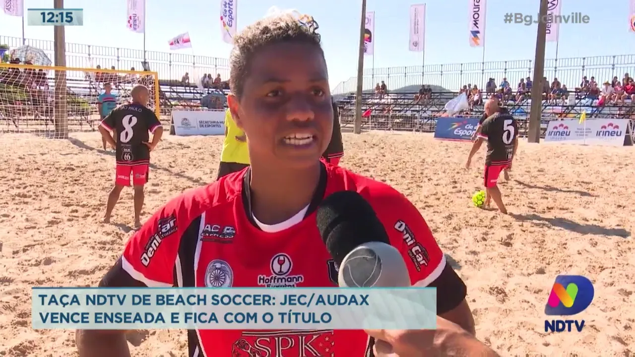 Taça NDTV de Beach Soccer: Jec/Audax vence Enseada e fica com o título