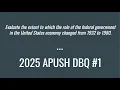 2025 AP Exam DBQ Analyzed