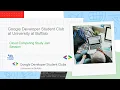 GDSC UB Cloud computing info session