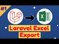 Laravel Excel Export data in Excel CSV multiple sheet export