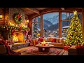 Lagu Peaceful Christmas Jazz 2026 🎄 | Cozy Christmas Living Room Space by the Fireplace for Relaxation.