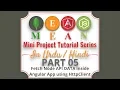 Part 05 Mean Stack Tutorial Series in Urdu 2018 Fetch Node JS API in Angular 7 App using HttpClient