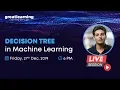 Decision Tree in Machine Learning Great Learning Live Session