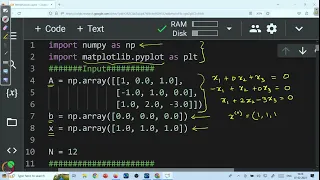 Week 5 Lecture 22 Tutorial Session - 4 Python implementation of Jacobi Method