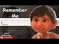 Coco - Remember Me Recuerdame Guitar Tutorial