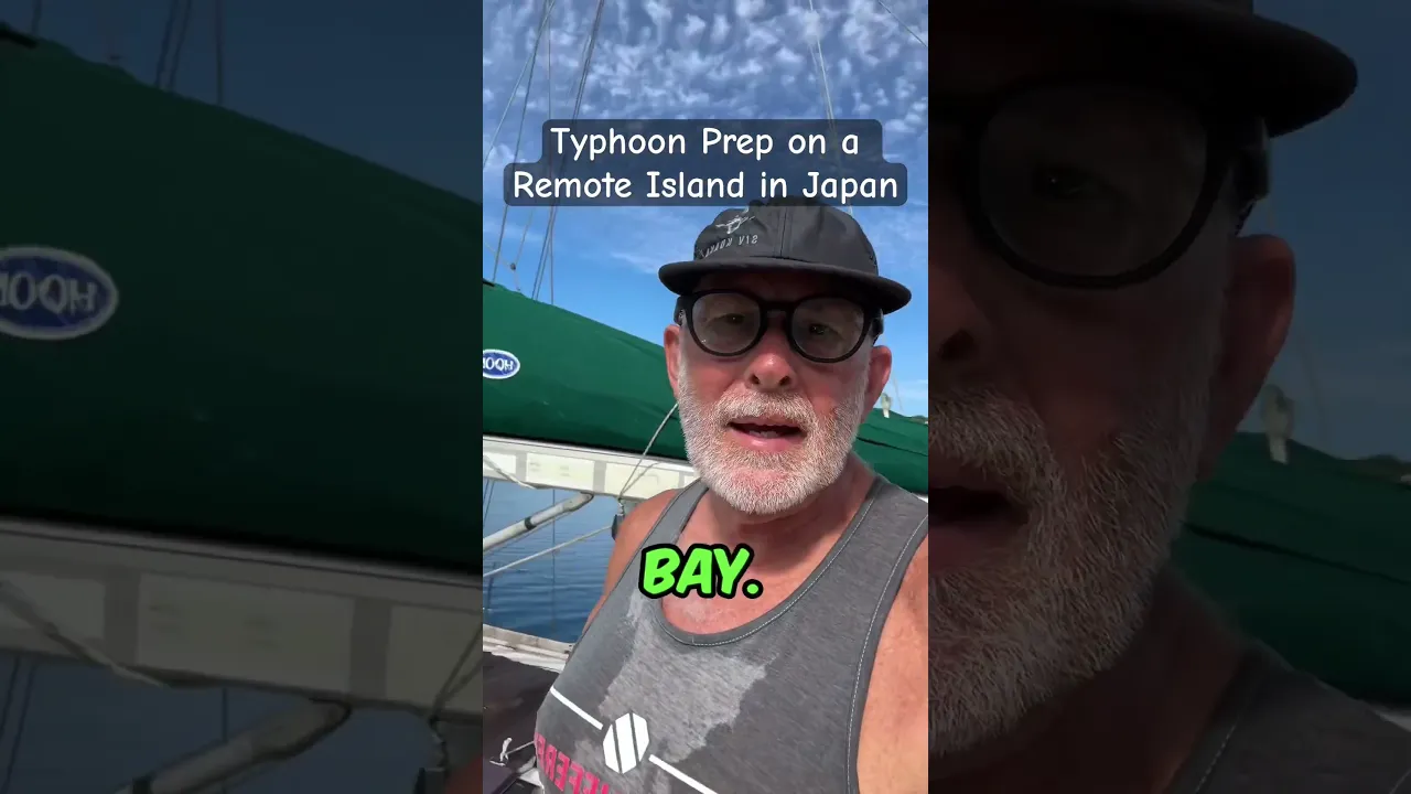 Living on a Boat in Japan: Typhoon Coming?   #boatlife #japan #solosailor
