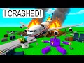 I Fly a Plane on Roblox BUT Crash Into EVERYTHING and EXPLODE