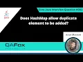 Does HashMap allow duplicate elements Core Java Interview Question
