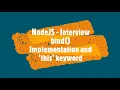 bind implementation this keyword and bind vs call vs apply