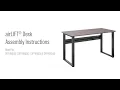 Seville Classics airLIFT Desk Assembly Instructions