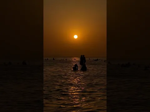 Sunset on the beach