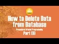 How to Delete Data From 6 Core Php - Procedural Orinted Programming
