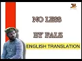 No Less by Falz