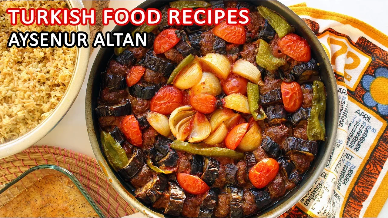 Turkish Eggplant Kebab Recipe   Easy Baked Eggplant Shishkebab By Aysenur Altan