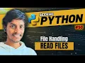 7 1 Reading Files using Python File Handling Seekho Python Hindi