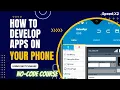 How to develop Android app on your phone using Sketchware Course