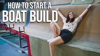 CATAMARAN BUILD- The First Step of Building Ruby Rose 2