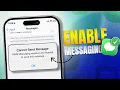 How to Fix Cannot Send Message - MMS Messaging Needs to be Enabled To Send This Message on iPhone