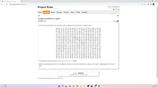 Project Euler 11 Largest product in a grid Python