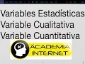 Statistical Variables Qualitative Quantitative Discrete Continuous Ordinal Nominal