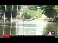Water receding in Rock Valley after about 1 500 people were displaced and 500 homes were flooded