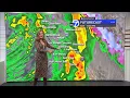 AccuWeather Forecast Scattered morning showers storm intensifies to Level 2 late this afternoon