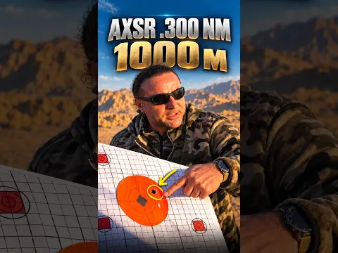 Выстрел на 1000 м 🎯 AXSR .300 NM