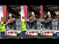 CAUGHT ON CAMERA Canada Post employee serves up air mail while tossing packages