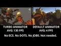 Unity-Turbo Animator 22 500 GameObject 130 FPS