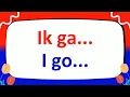 Learn 70 Most Important Dutch Sentence Patterns with Practice Sentences to Master Basic Phrases!