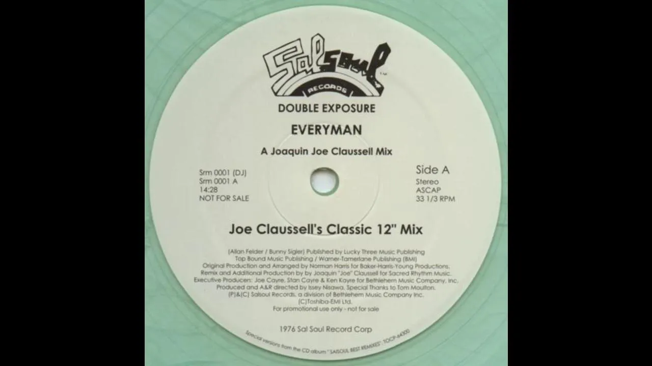 DOUBLE EXPOSURE: "EVERYMAN" [Joe Claussell Full Length12'' Remix]