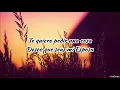 PALOMO - DE UNO Y DE TODOS LOS MODOS LETRA CANCION