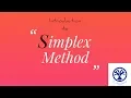 Introduction to SIMPLEX METHOD
