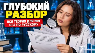 Задание 9 ОГЭ по русскому: ВСЯ ТЕОРИЯ в одном видео | Анастасия Гласная