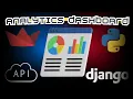 Build a Analytics Dashboard in Streamlit with Django and Django Rest framework