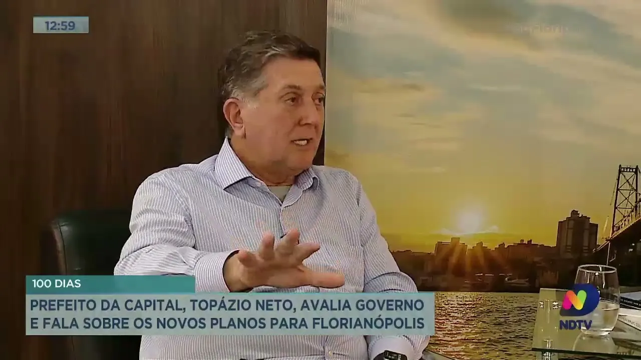 Prefeito da capital, Topázio Neto, avalia governo e fala sobre os novos planos para Florianópolis
