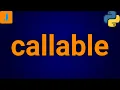 Python callable