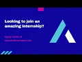 Skyward Specialty Summer Internship 2021