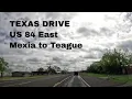 Texas Drive Mexia to Teague on US 84 East