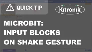 microbit MakeCode Editor - Input Blocks